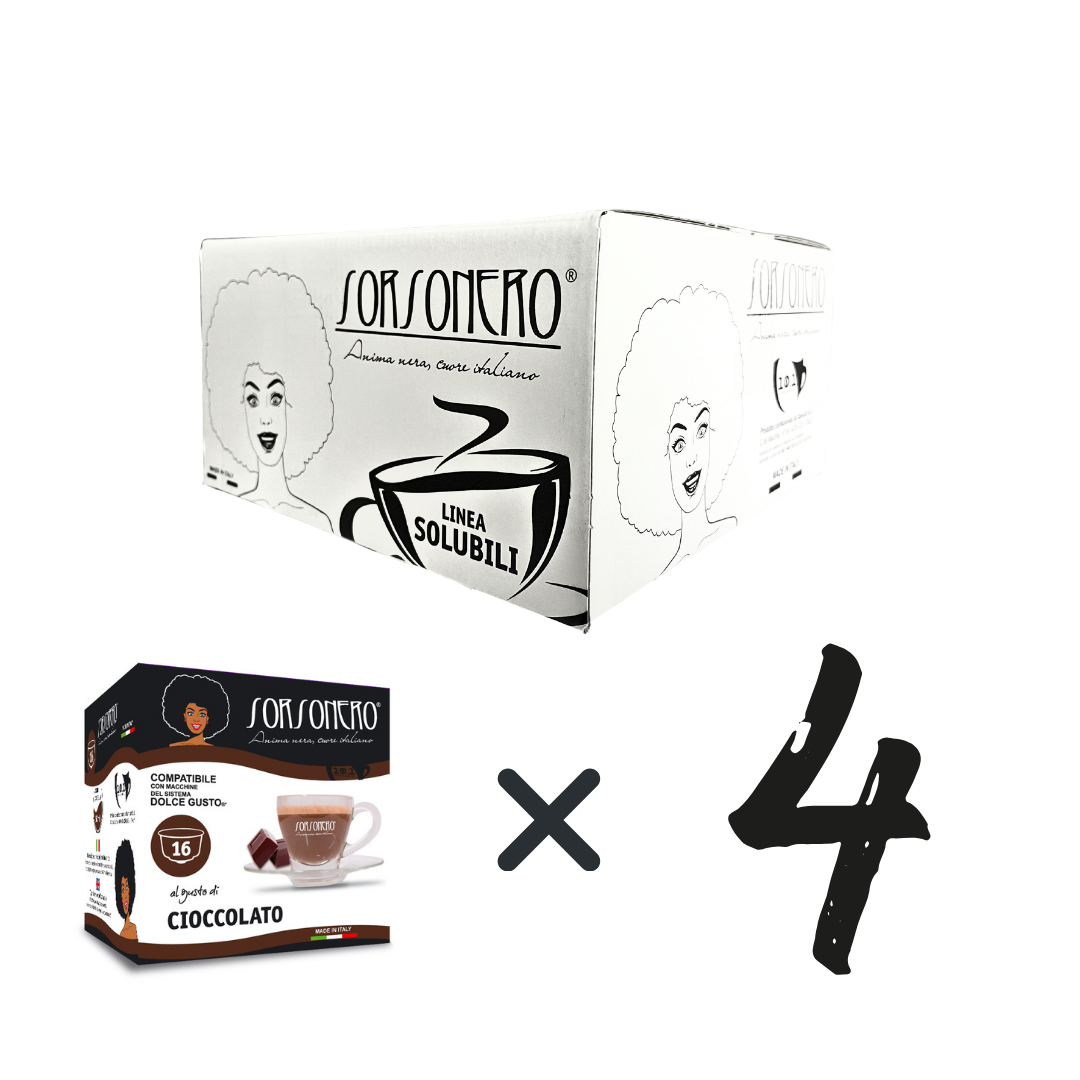 Kompatibel mit Nescafé DOLCE GUSTO® Schokoladengetränk, 64 Stück