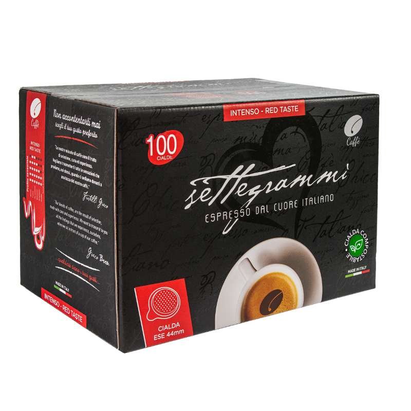 ESE 44mm Pods. 100 Stück. Intensiver Geschmack mit Zubehörset.