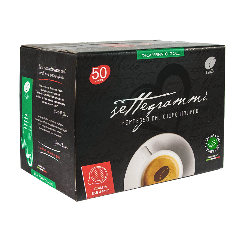 ESE 44-mm-Kapseln, 50 Stück. Entkoffeiniert