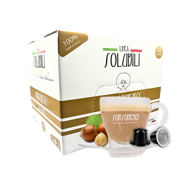 Nespresso®-kompatibles Getränk mit Haselnussgeschmack, 30 Stück