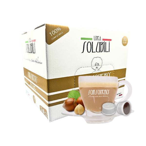 Espresso Point®-kompatibles Getränk mit Haselnussgeschmack, 30 Stück