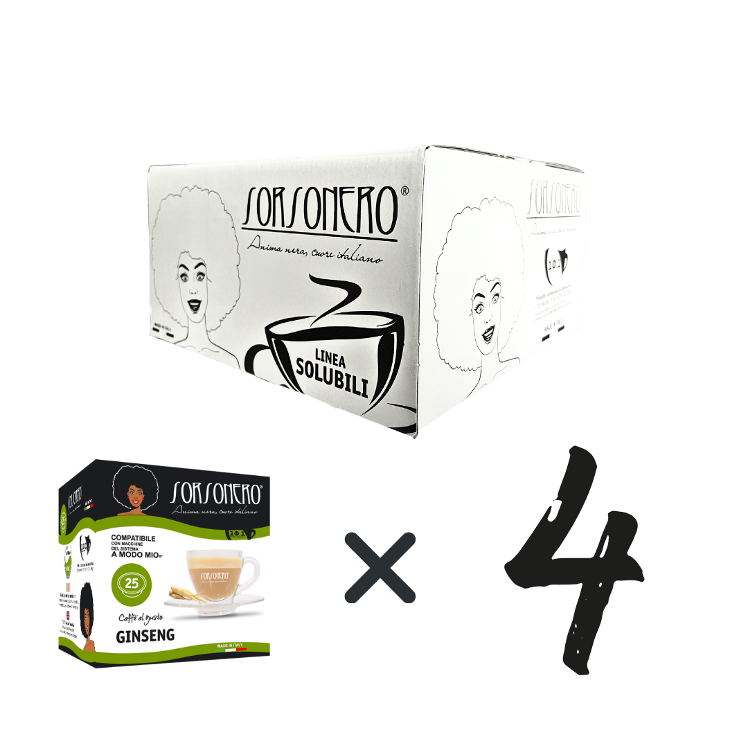 Kompatibel mit dem MODO MIO® Ginseng + Karamell Getränk (100 Stück)