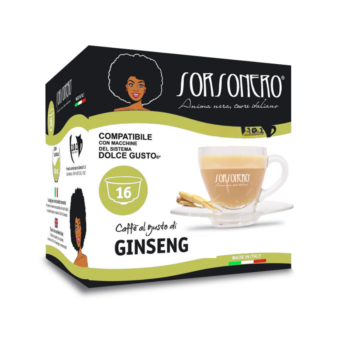 Kompatibel mit Nescafé DOLCE GUSTO® 64 Stück, Getränk mit süßem Ginsenggeschmack