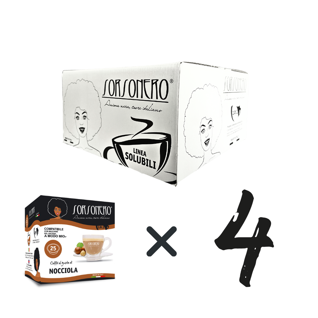 Compatible with A MODO MIO® Hazelnut Flavored Drink 100 PCS