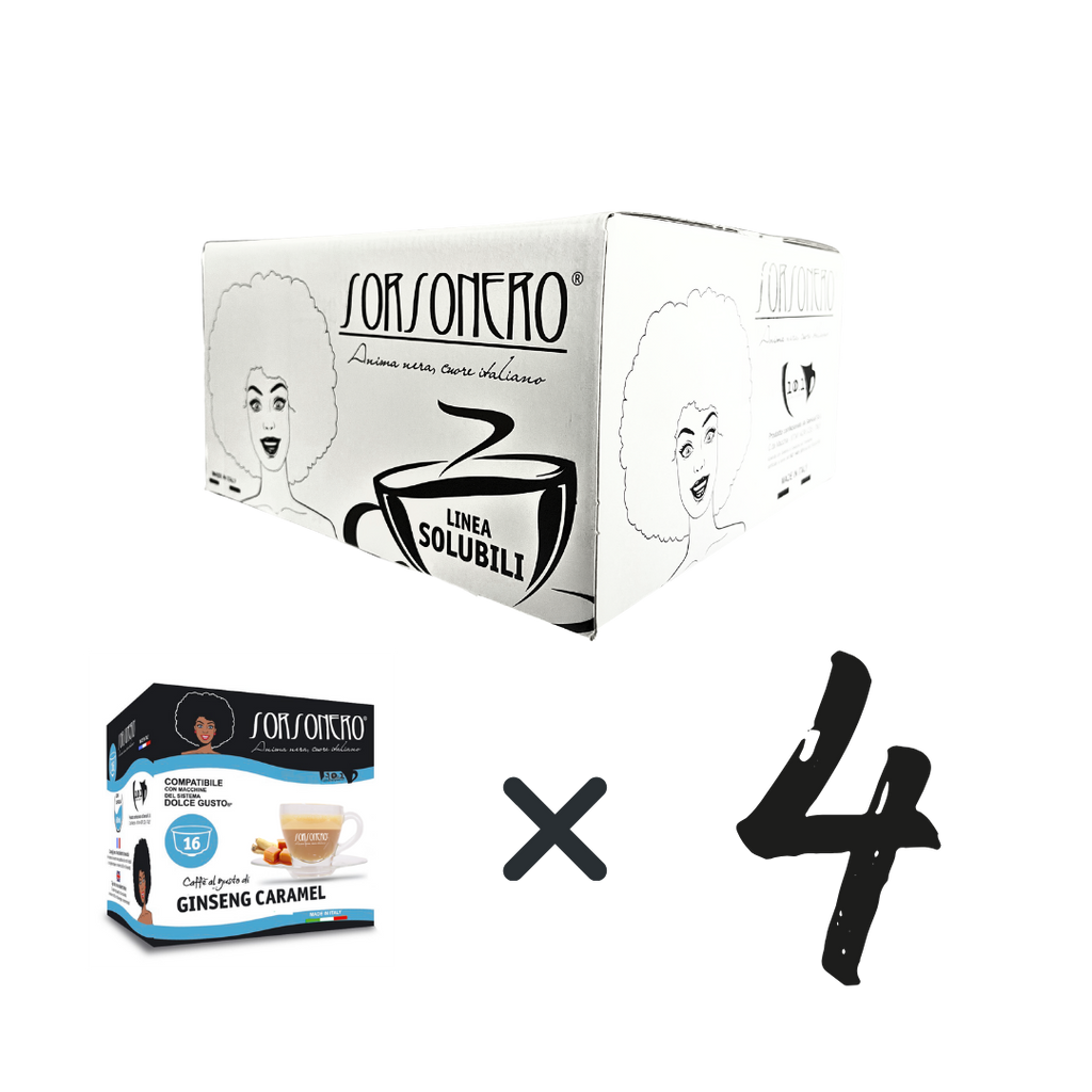 Kompatibel mit Nescafé DOLCE GUSTO® 64 Stück Ginseng-Karamell-Getränk