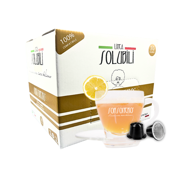 30 Nespresso®-kompatible Getränke mit Zitronentee-Geschmack