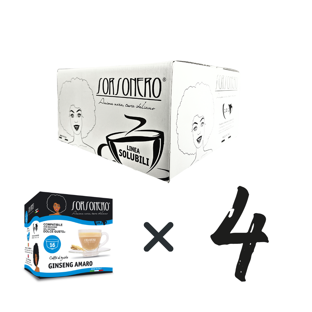 Kompatibel mit Nescafé DOLCE GUSTO® 64 Stück Bitterginseng-Geschmacksgetränk