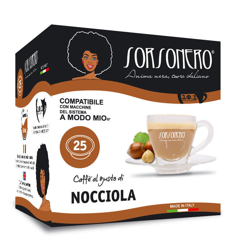 Kompatibel mit A MODO MIO® Haselnussgetränk, 100 Stück