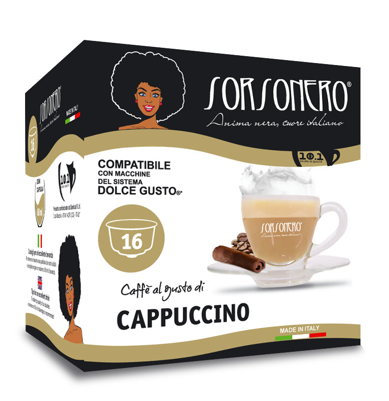 Kompatibel mit Nescafé DOLCE GUSTO® Cappuccino-Geschmacksgetränk, 64 Stück